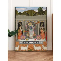 Indian Classic Art Multicolor Canvas Abstract Wall Art-picture-17