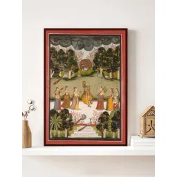 Indian Classic Art Multicolor Canvas Abstract Wall Art-picture-10