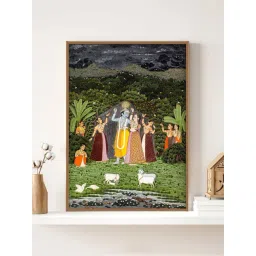 Indian Classic Art Multicolor Canvas Abstract Wall Art-picture-13