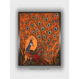 Indian Classic Art Multicolor Canvas Abstract Wall Art-picture-33