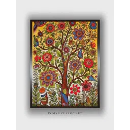 Indian Classic Art Multicolor Canvas Abstract Wall Art-picture-12