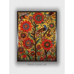 Indian Classic Art Multicolor Canvas Abstract Wall Art-picture-36