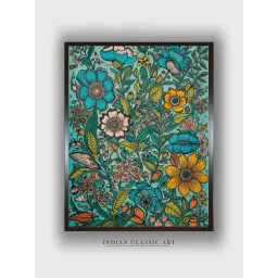 Indian Classic Art Multicolor Canvas Abstract Wall Art-picture-37