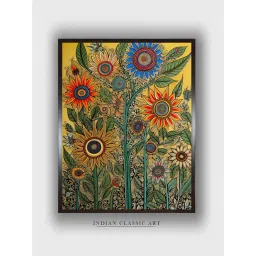 Indian Classic Art Multicolor Canvas Abstract Wall Art-picture-32