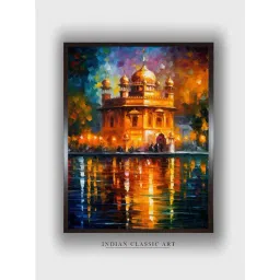 Indian Classic Art Multicolor Canvas Abstract Wall Art-picture-37