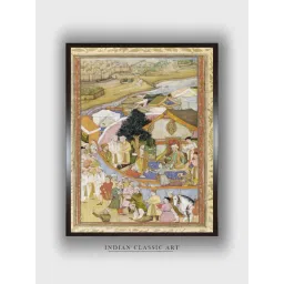 Indian Classic Art Multicolor Canvas Abstract Wall Art-picture-15