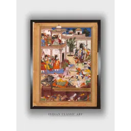 Indian Classic Art Multicolor Canvas Abstract Wall Art-picture-37