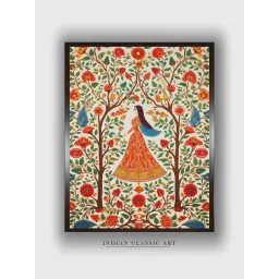 Indian Classic Art Multicolor Canvas Abstract Wall Art-picture-17