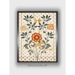 Indian Classic Art Multicolor Canvas Abstract Wall Art-picture-44