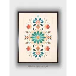 Indian Classic Art Multicolor Canvas Abstract Wall Art-picture-14