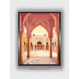 Indian Classic Art Multicolor Canvas Abstract Wall Art-picture-37