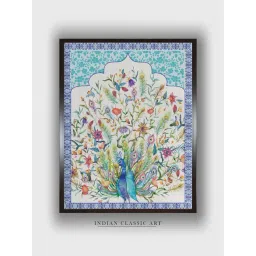 Indian Classic Art Multicolor Canvas Abstract Wall Art-picture-40