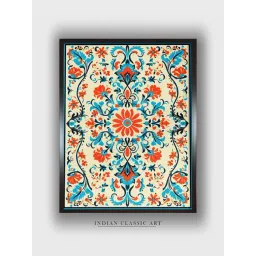 Indian Classic Art Multicolor Canvas Abstract Wall Art-picture-43