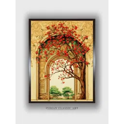 Indian Classic Art Multicolor Canvas Abstract Wall Art-picture-17