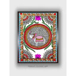 Indian Classic Art Multicolor Canvas Abstract Wall Art-picture-22