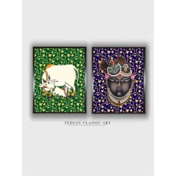 Indian Classic Art Multicolor Canvas Abstract Wall Art-picture-23