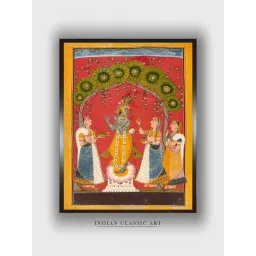 Indian Classic Art Multicolor Canvas Abstract Wall Art-picture-25