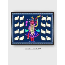 Indian Classic Art Multicolor Canvas Abstract Wall Art-picture-34