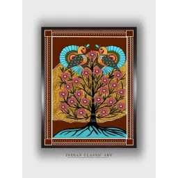 Indian Classic Art Multicolor Canvas Abstract Wall Art-picture-28