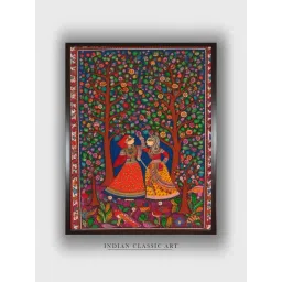 Indian Classic Art Multicolor Canvas Abstract Wall Art-picture-17
