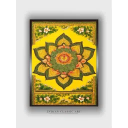 Indian Classic Art Multicolor Canvas Abstract Wall Art-picture-35