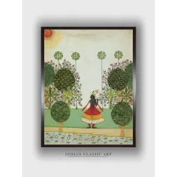 Indian Classic Art Multicolor Canvas Abstract Wall Art-picture-48