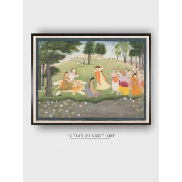 Indian Classic Art Multicolor Canvas Abstract Wall Art-picture-13