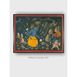 Indian Classic Art Multicolor Canvas Abstract Wall Art-picture-34