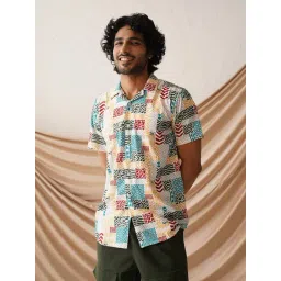 Indian Needle Multi Regular Fit Printed Shirt-picture-28