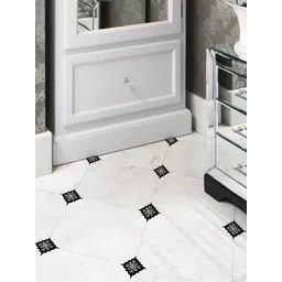 INDIAN ROYALS 15Pcs Black & White Printed Waterproof Wall Stickers-picture-28