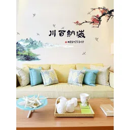 INDIAN ROYALS Black & Blue Printed Waterproof Self-Adhesive Wall Stickers-picture-17