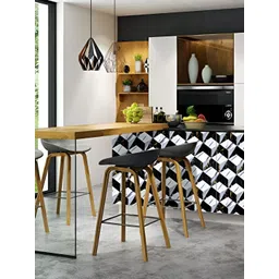 INDIAN ROYALS Black & White Printed Durable Waterproof Wallpaper-picture-25