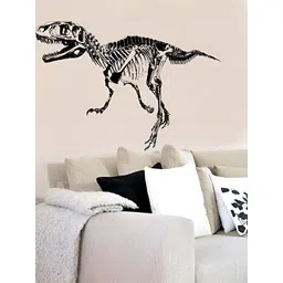 INDIAN ROYALS Black Printed Waterproof Heat Resistant Self Adhesive Wall Stickers image 2