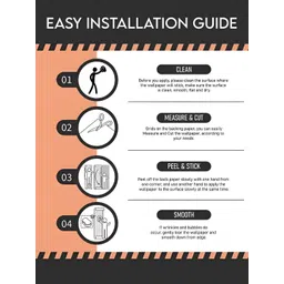 INDIAN ROYALS Black Printed Waterproof Heat Resistant Self Adhesive Wall Stickers image 3