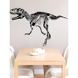 INDIAN ROYALS Black Printed Waterproof Heat Resistant Self Adhesive Wall Stickers image 1