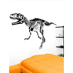 INDIAN ROYALS Black Printed Waterproof Heat Resistant Self Adhesive Wall Stickers image 4