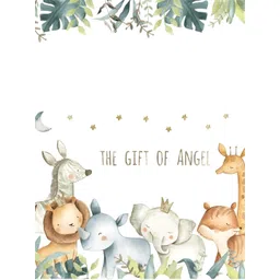 INDIAN ROYALS Blue & Brown Animal Printed Self-Adhesive & Durable Wall Sticker-picture-19