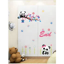 INDIAN ROYALS Blue & Pink Printed Self-Adhesive & Durable Wall Sticker-picture-27