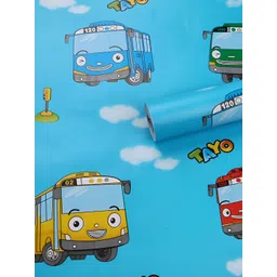 INDIAN ROYALS Blue & Red Printed Self-Adhesive & Durable Wall Sticker-picture-23