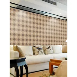 INDIAN ROYALS Brown Printed Durable Easily Removable Self-Adhesive Wallpaper-picture-15