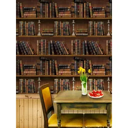 INDIAN ROYALS Brown Printed Self-Adhesive Wall Sticker-picture-26