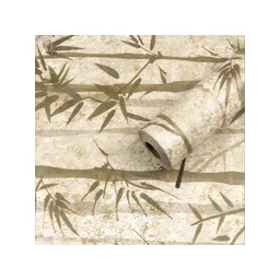 INDIAN ROYALS Brown Printed Waterproof Self Adhesive Wallpaper-picture-33