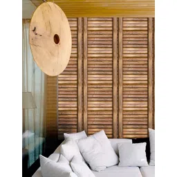 INDIAN ROYALS Brown Printed Waterproof Self Adhesive Wallpaper-picture-29