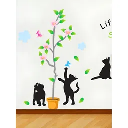 INDIAN ROYALS Green & Black Printed Waterproof Wall Sticker-picture-24