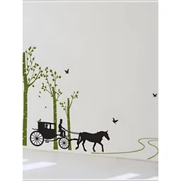 INDIAN ROYALS Green & Black Printed Waterproof Wallpaper-picture-23