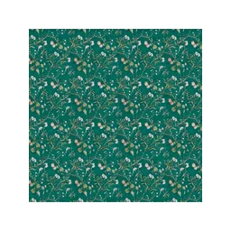 INDIAN ROYALS Green & Off-WhiteFloral Printed Self-Adhesive & Durable Wall Sticker-image-33