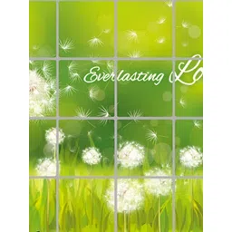 INDIAN ROYALS Green & White Nature Kitchen Resistant Printed Self-Adhesive WallStickers-picture-14