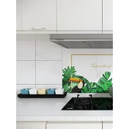 INDIAN ROYALS Green Leaves Printed Self-Adhesive & Durable Wall Sticker-image-23