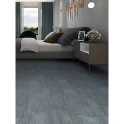 INDIAN ROYALS Grey & Blue Planks Wooden Printed Self-Adhesive & Durable Wall Sticker-picture-35