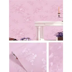 INDIAN ROYALS Pink Textured Self-Adhesive & Durable Wall Sticker-picture-38